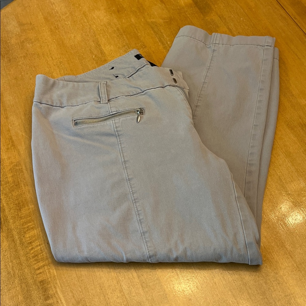 INC International Concepts Women's Gray Cropped Pants
